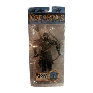 LOTR Return of the King Haradrim Archer VTG Figure Toy Biz 2004 New in Box